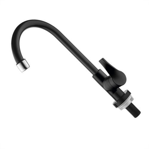 Torneira Abs Bica Movel Mesa Alta Herc 1/4V Twist Preta 2956 Torneira Abs Bica Movel Mesa Alta Herc 1/4V Twist Preta 2956