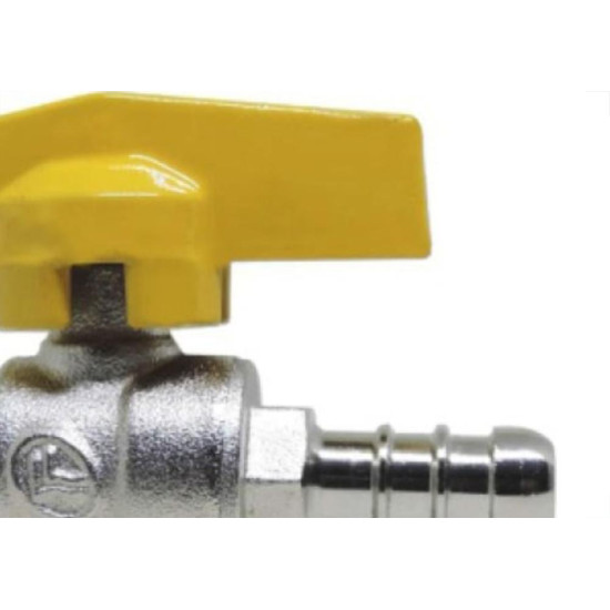 Registro Gas Esfera Politec 90º 1/2 Npt 3/8 Bm /30005 Registro Gas Esfera Politec 90º 1/2 Npt 3/8 Bm /30005