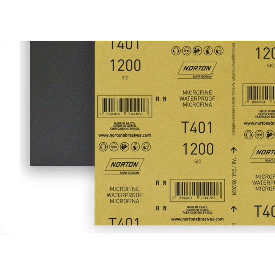 Lixa Dagua Norton 1200 T4021 - Kit C/50 Lixa Dagua Norton 1200 T4021 - Kit C/50