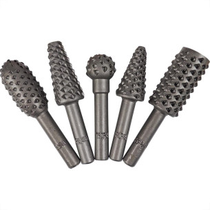 Lima Rotativa Brasfort Para Madeira 1/4 Kit Com 5 Pecas 7917