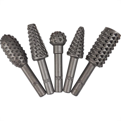 Lima Rotativa Brasfort Para Madeira 1/4 Kit Com 5 Pecas 7917
