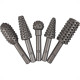 Lima Rotativa Brasfort Para Madeira 1/4 Kit Com 5 Pecas 7917