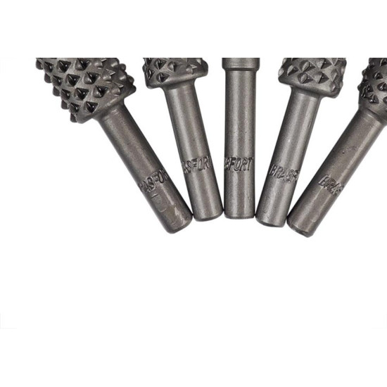 Lima Rotativa Brasfort Para Madeira 1/4 Kit Com 5 Pecas 7917