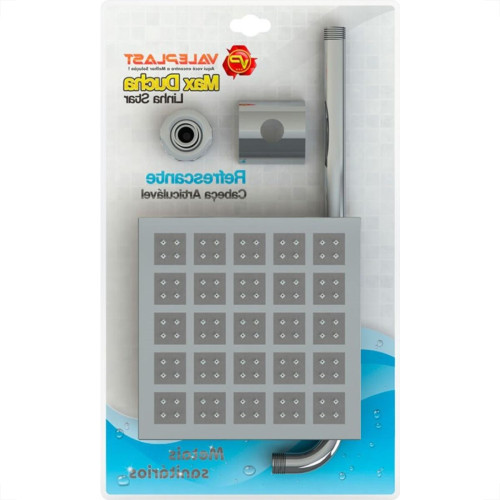 Ducha Abs Valeplast Star Cromada 210Mm 41.146