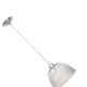Luminaria Prismatica Bezelux 12'' Com Pendente Escovado E27 Bz12Ec Luminaria Prismatica Bezelux 12'' Com Pendente Escovado E27 Bz12Ec