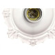 Plafonier Pvc Elite Decorativo Branco Soquete Porcelana 27 Plafonier Pvc Elite Decorativo Branco Soquete Porcelana 27