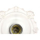 Plafonier Pvc Elite Decorativo Branco Soquete Porcelana 27 Plafonier Pvc Elite Decorativo Branco Soquete Porcelana 27