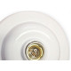 Plafonier Pvc Elite Redondo Lombada Branco Soquete Porcelana E27 242 Plafonier Pvc Elite Redondo Lombada Branco Soquete Porcelana E27 242