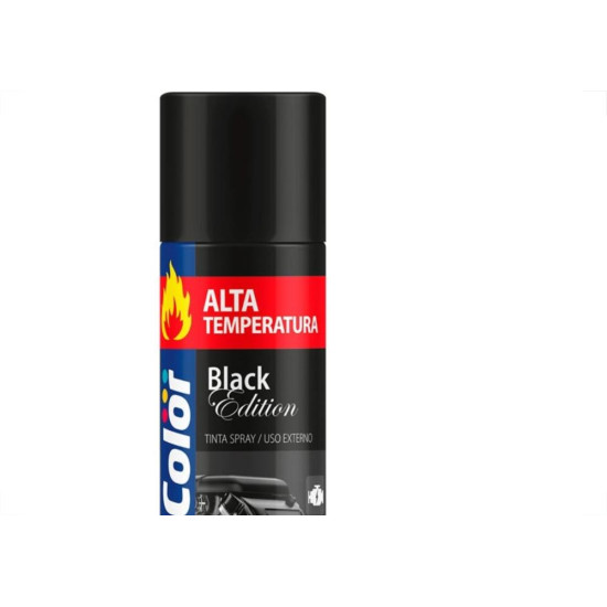 Tinta Spray Chemicolor Alta Temperatura Preto 350Ml Tinta Spray Chemicolor Alta Temperatura Preto 350Ml