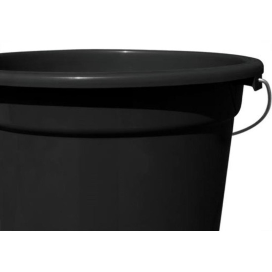 Balde P/Agua Shangri-La Preto 15L Balde P/Agua Shangri-La Preto 15L