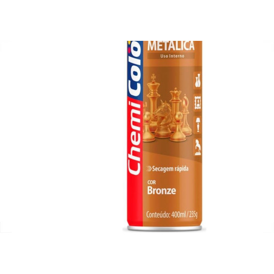 Tinta Spray Chemicolor Metalico Bronze 400Ml Tinta Spray Chemicolor Metalico Bronze 400Ml