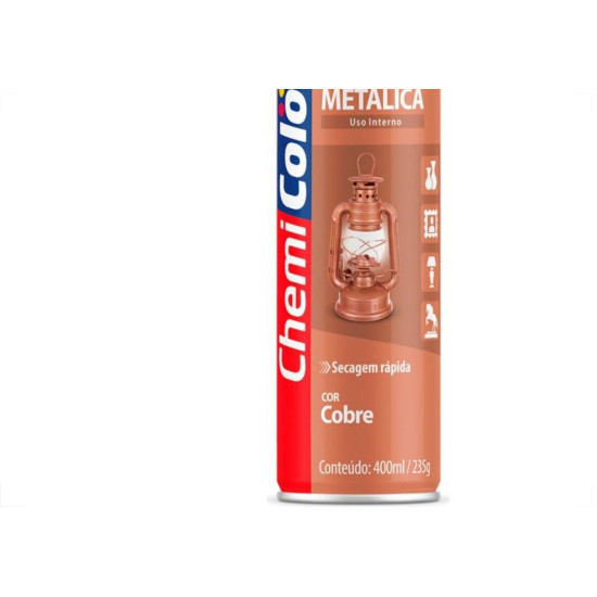 Tinta Spray Chemicolor Metalico Cobre 400Ml Tinta Spray Chemicolor Metalico Cobre 400Ml