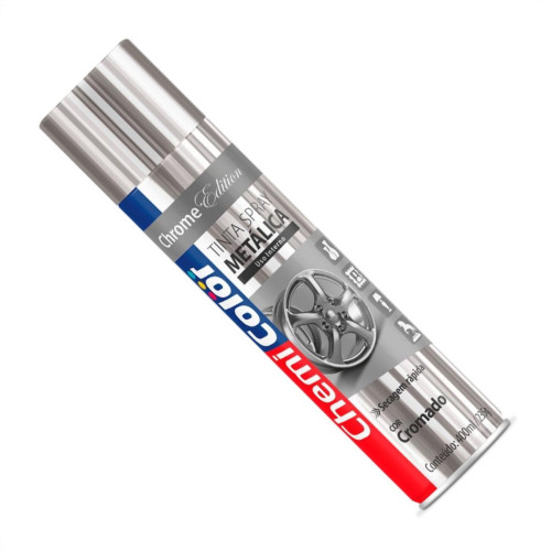 Tinta Spray Chemicolor Metalico Cromado 400Ml Tinta Spray Chemicolor Metalico Cromado 400Ml