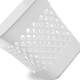 Cesto Papeleiro Plastico Shangri-La Quadrado Branco 24X24Cm Cesto Papeleiro Plastico Shangri-La Quadrado Branco 24X24Cm