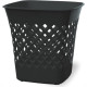 Cesto Papeleiro Plastico Shangri-La Quadrado Preto 24X24Cm Cesto Papeleiro Plastico Shangri-La Quadrado Preto 24X24Cm