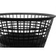 Cesto Papeleiro Plastico Shangri-La Redondo Preto 23X30Cm 