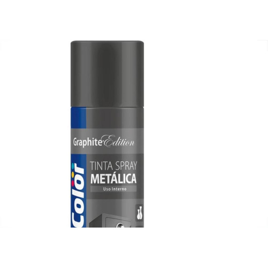 Tinta Spray Chemicolor Metalico Grafite 400Ml 