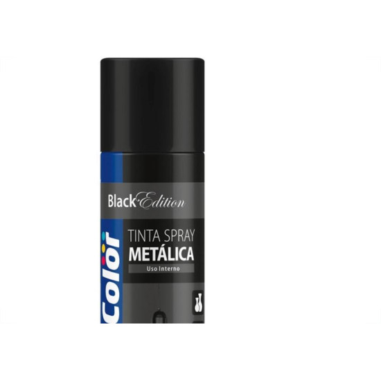 Tinta Spray Chemicolor Metalico Preto 400Ml Tinta Spray Chemicolor Metalico Preto 400Ml