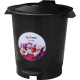 Lixeira Shangri-La Com Pedal 12L Redonda Preta Lixeira Shangri-La Com Pedal 12L Redonda Preta