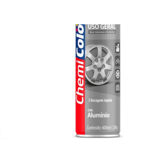 Tinta Spray Chemicolor Aluminio 400Ml 