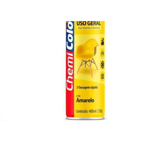 Tinta Spray Chemicolor Amarelo 400Ml 