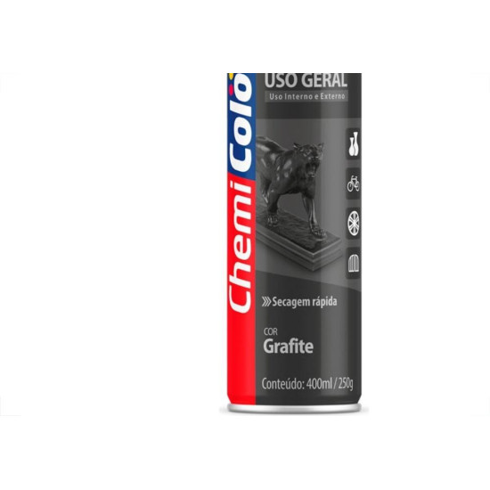 Tinta Spray Chemicolor Grafite 400Ml 