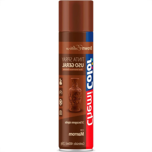 Tinta Spray Chemicolor Marrom 400Ml Tinta Spray Chemicolor Marrom 400Ml