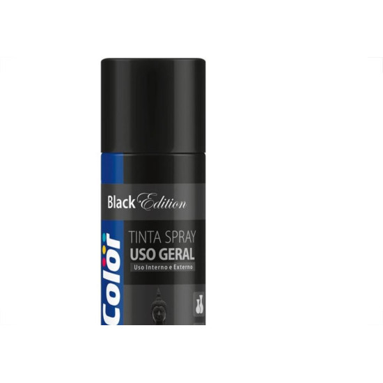 Tinta Spray Chemicolor Preto Brilhante 400Ml Tinta Spray Chemicolor Preto Brilhante 400Ml