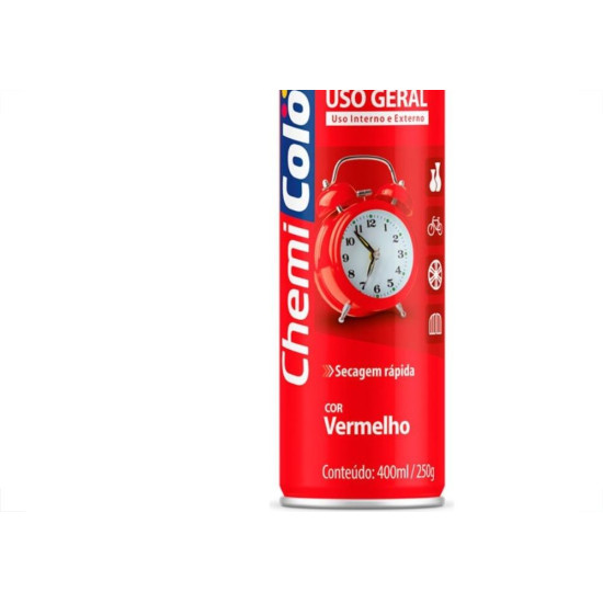 Tinta Spray Chemicolor Vermelho 400Ml Tinta Spray Chemicolor Vermelho 400Ml