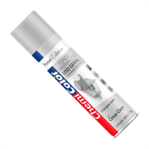 Tinta Spray Chemicolor Cinza Primer 400Ml Tinta Spray Chemicolor Cinza Primer 400Ml