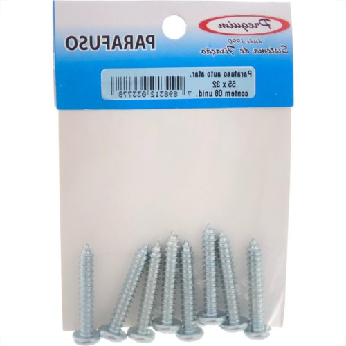 Cartela Parafuso Auto/Atarrachante Panela Preguim 5,5 X 32Mm Com 08 Pecas 3778 Cartela Parafuso Auto/Atarrachante Panela Preguim 5,5 X 32Mm Com 08 Pecas 3778