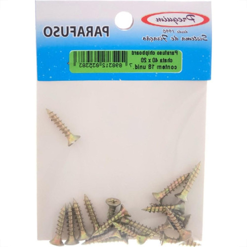 Cartela Parafuso Chipboard Preguim Cabeca Chata Philips 4,0X20 Com 18 Pecas 5383 Cartela Parafuso Chipboard Preguim Cabeca Chata Philips 4,0X20 Com 18 Pecas 5383