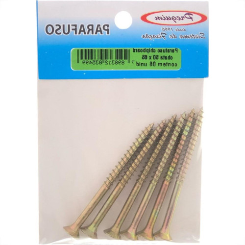 Cartela Parafuso Chipboard Preguim Cabeca Chata Philips 5,0X65 Com 06 Pecas 5499 Cartela Parafuso Chipboard Preguim Cabeca Chata Philips 5,0X65 Com 06 Pecas 5499
