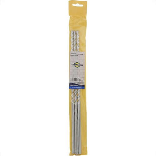 Broca Videa Extra Longa Brasfort 13,0Mm 1/2'' 7594 - Kit C/3 Broca Videa Extra Longa Brasfort 13,0Mm 1/2'' 7594 - Kit C/3