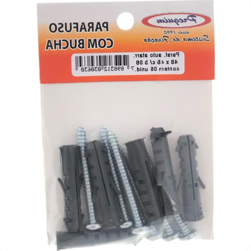 Cartela Parafuso Auto Atarrachante Preguim Cabeca Panela Philips Com Bucha 08Mm Com 06 Pecas 0630 Cartela Parafuso Auto Atarrachante Preguim Cabeca Panela Philips Com Bucha 08Mm Com 06 Pecas 0630