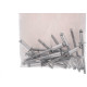 Cartela Rebite Preguim Aluminio Repuxo 512 Com 15 Pecas 2153 Cartela Rebite Preguim Aluminio Repuxo 512 Com 15 Pecas 2153