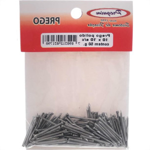 Cartela Prego Preguim Sem Cabeca 10X10 (1,50X23mm) (1,50X23mm) Com 50 Gramas 1798
