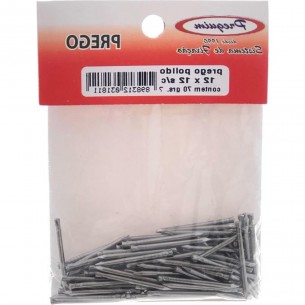 Cartela Prego Preguim Sem Cabeca 12X12 (1,80X28mm) (1,80X28mm) Com 70 Gramas 1811