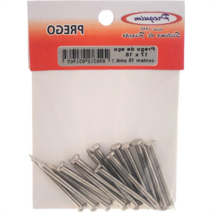 Cartela Prego Aco Preguim Com Cabeca 17X18 (3,00X41mm) (3,00X41mm) Com 15 Pecas 1965