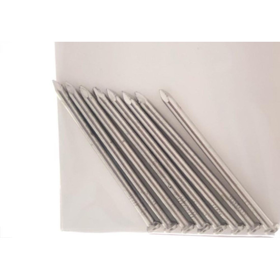 Cartela Prego Aco Preguim Com Cabeca 18X27 (3,40X62mm) (3,40X62mm) Com 08 Pecas 1996