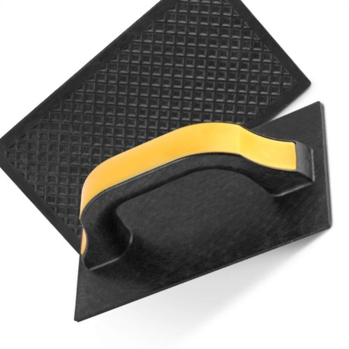 Kit C/2 - Desempenadeira Pvc Roma 12X22 Corrugada Preta 5... Kit C/2 - Desempenadeira Pvc Roma 12X22 Corrugada Preta 5...