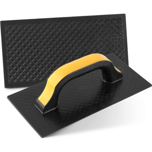 Kit C/2 - Desempenadeira Pvc Roma 14X27 Corrugada Preta 5... Kit C/2 - Desempenadeira Pvc Roma 14X27 Corrugada Preta 5...