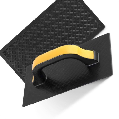 Kit C/2 - Desempenadeira Pvc Roma 14X27 Corrugada Preta 5... Kit C/2 - Desempenadeira Pvc Roma 14X27 Corrugada Preta 5...