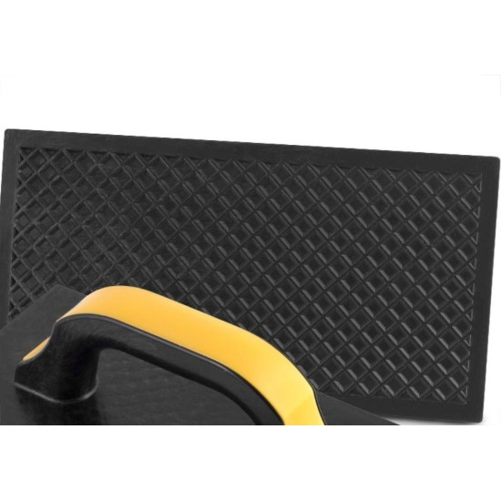 Kit C/2 - Desempenadeira Pvc Roma 14X27 Corrugada Preta 5... Kit C/2 - Desempenadeira Pvc Roma 14X27 Corrugada Preta 5...