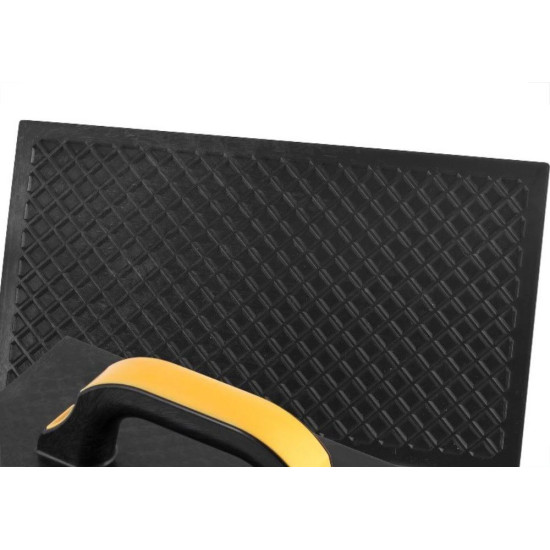 Kit C/2 - Desempenadeira Pvc Roma 17X30 Corrugada Preta 5... Kit C/2 - Desempenadeira Pvc Roma 17X30 Corrugada Preta 5...