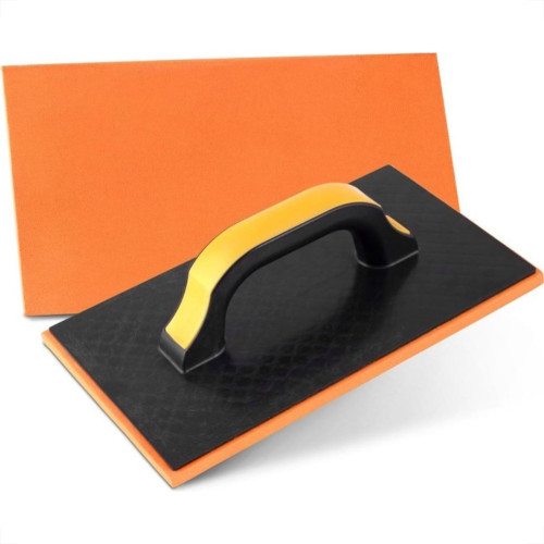 Kit C/2 - Desempenadeira Pvc Roma 17X30 Com Borracha Pret... Kit C/2 - Desempenadeira Pvc Roma 17X30 Com Borracha Pret...