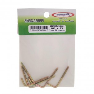 Cartela Escapula Bicromatizada Preguim 17X50 Com 06 Pecas 0432