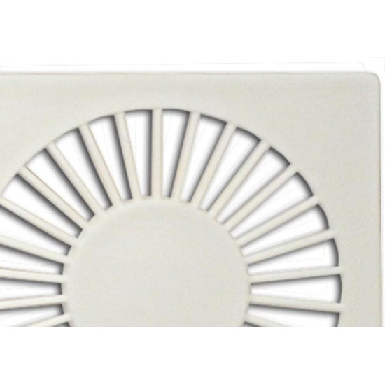 Grelha Plastica Grap Quadrada Branca 10X10 4502 - Kit C/6 Grelha Plastica Grap Quadrada Branca 10X10 4502 - Kit C/6