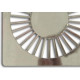 Grelha Plastica Grap Quadrada Cromada 10X10 4503-Cr - Kit C/6 Grelha Plastica Grap Quadrada Cromada 10X10 4503-Cr - Kit C/6