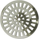 Grelha Plastica Grap Redonda Cromada 15X15 5501-Cr - Kit C/6 Grelha Plastica Grap Redonda Cromada 15X15 5501-Cr - Kit C/6